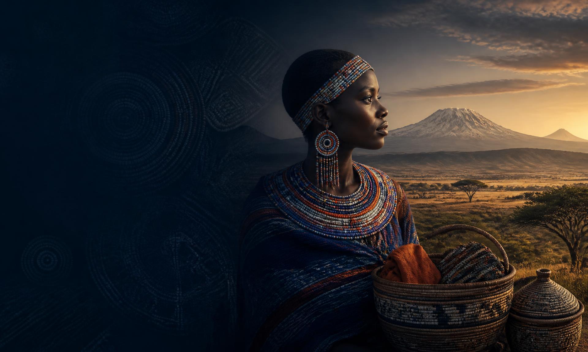 Hauts plateaux, perlage massaï et vannerie d'Afrique de l'Est