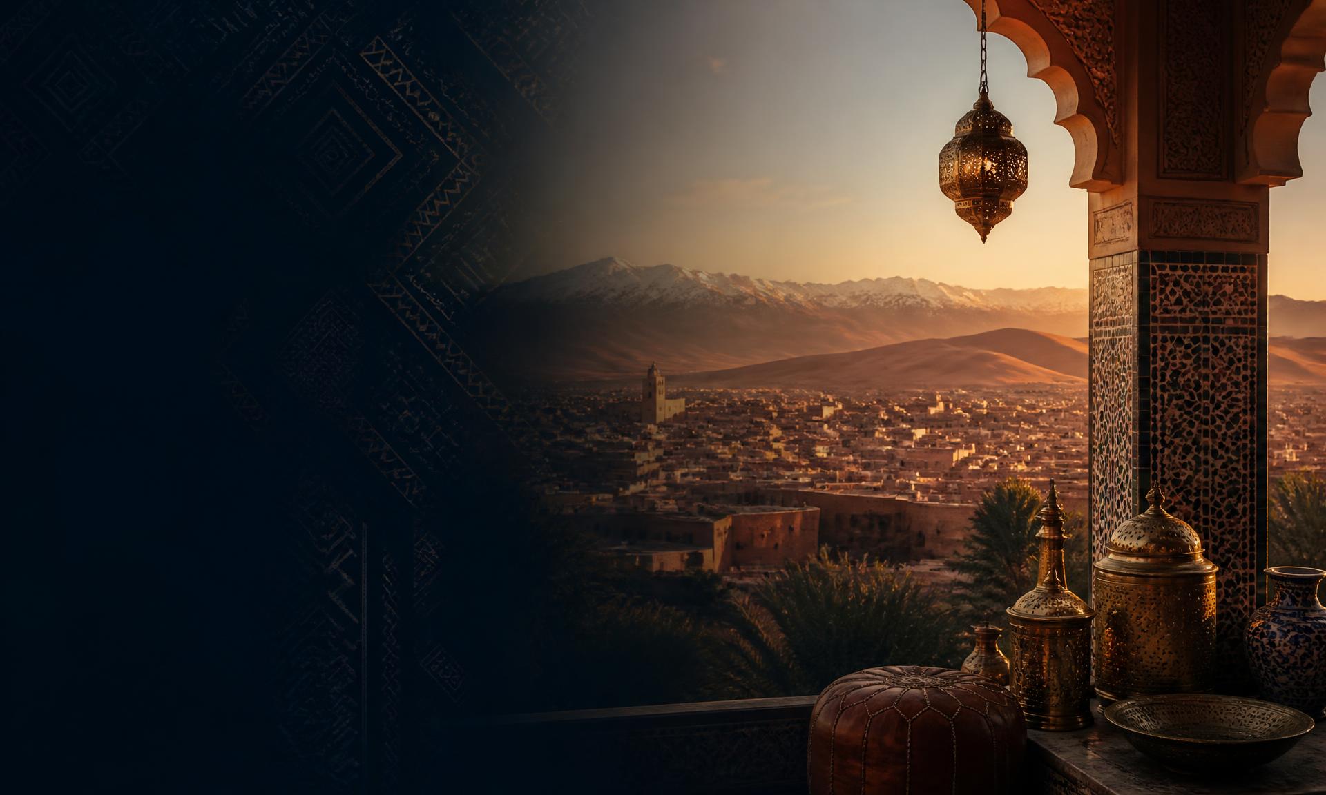 Médina marocaine, zellige, cuir et dinanderie d'Afrique du Nord